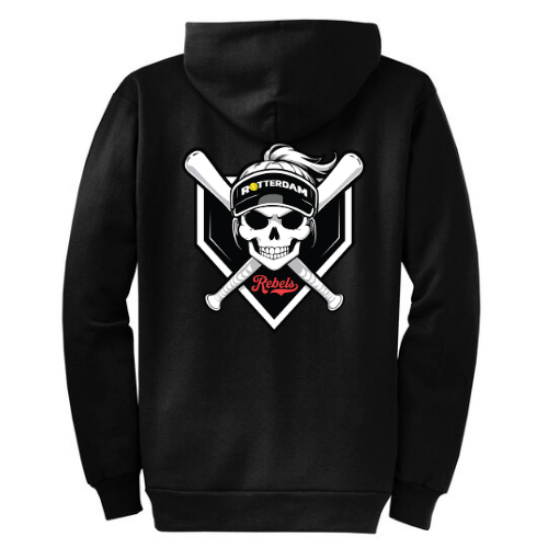 Rebels front Full Zip Hoodie