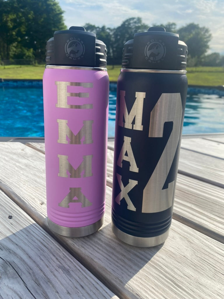 20oz Powder Coated Water Bottle