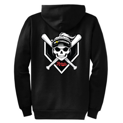 Rebels front Full Zip Hoodie