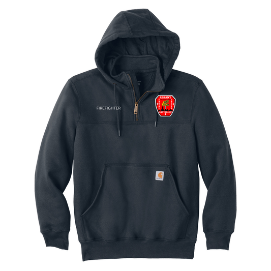 Carhartt Rain Defender 1/4 Zip Hoodie-Firefighter South End City Scape