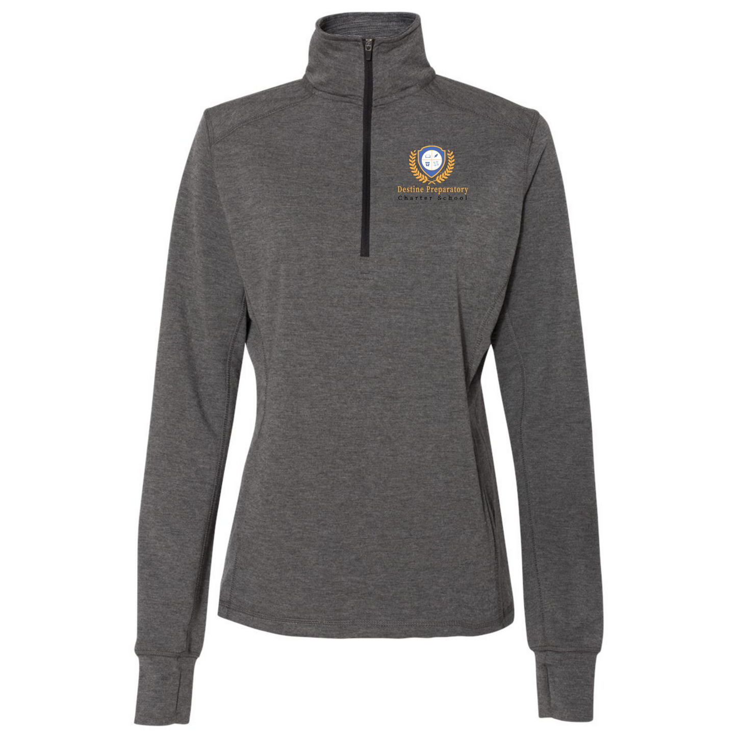J. America Women's Omega Stretch Quarter-Zip Pullover