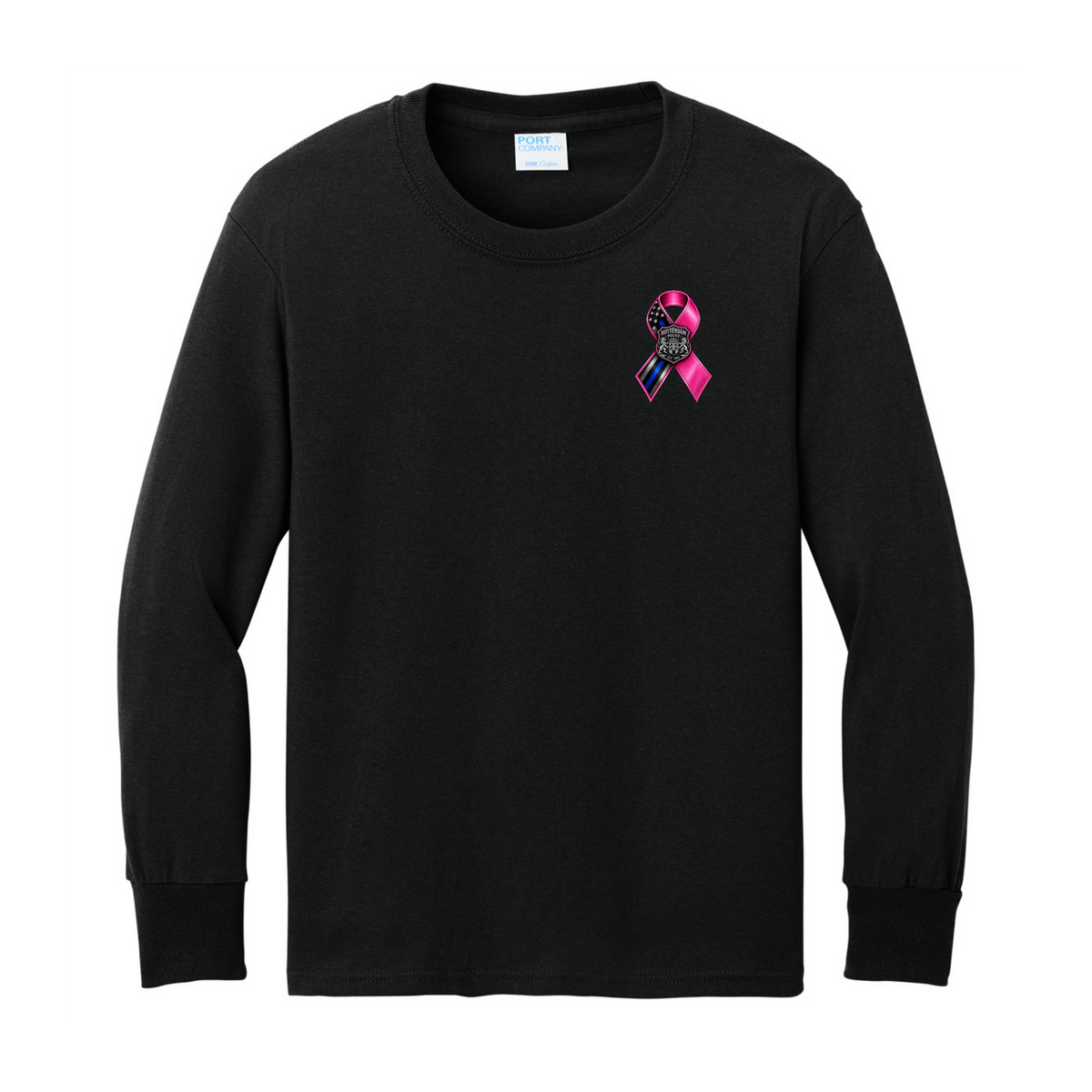 Port & Co Youth Core Cotton Long Sleeve T-Shirt