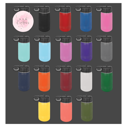 12oz Powder Coated Water Bottle