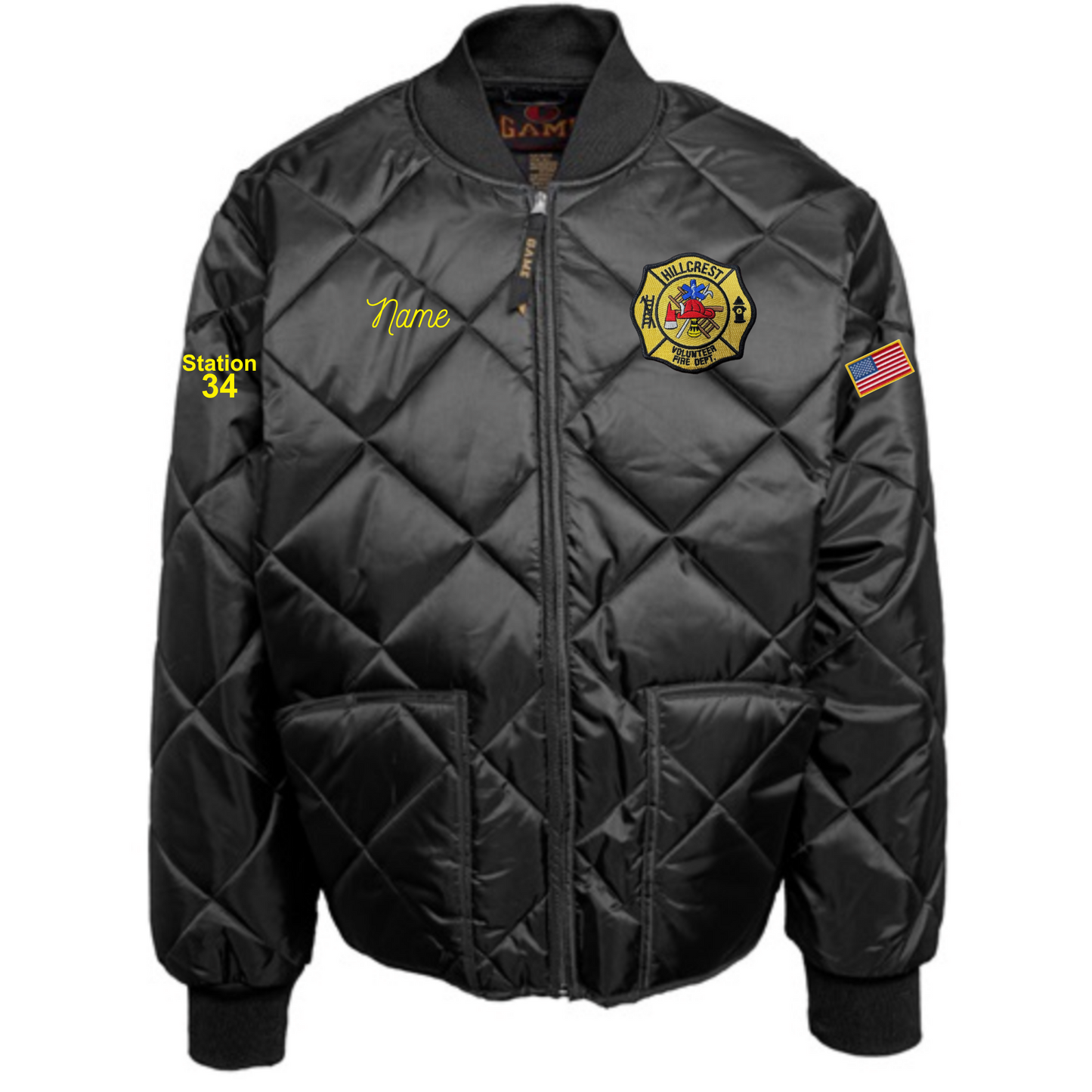 Game Diamond Quilted Jacket