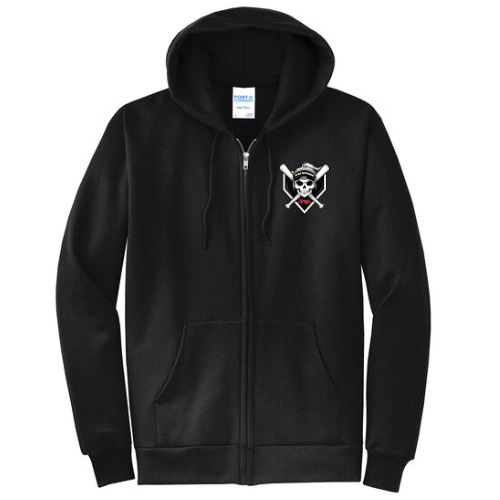 Rebels Logo front Full Zip Hoodie