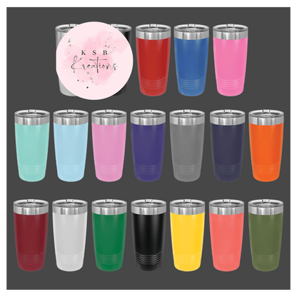 20oz Powder Coated Tumbler