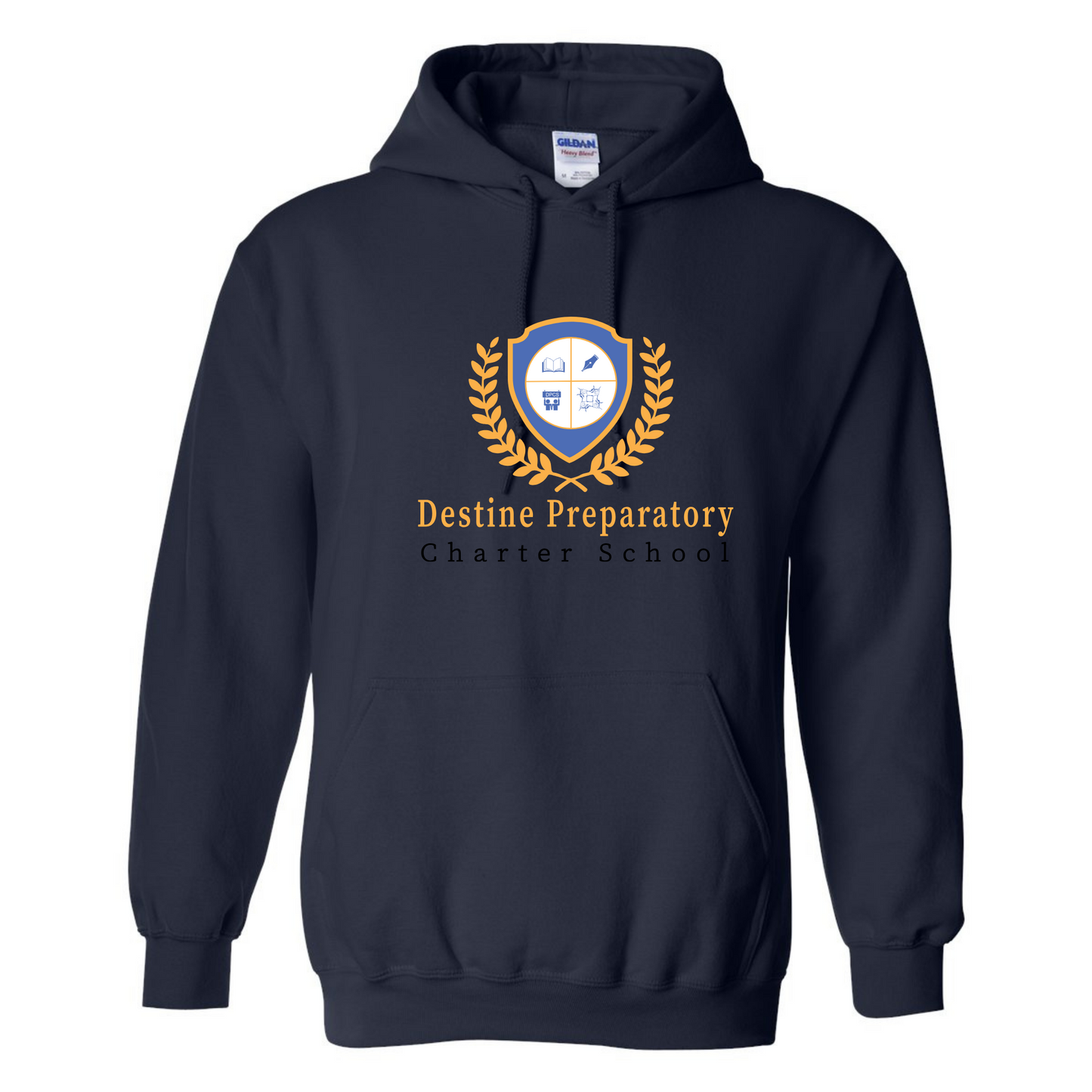 Unisex EcoSmart® Hanes Hooded Sweatshirt