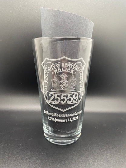 16oz Pint Glass