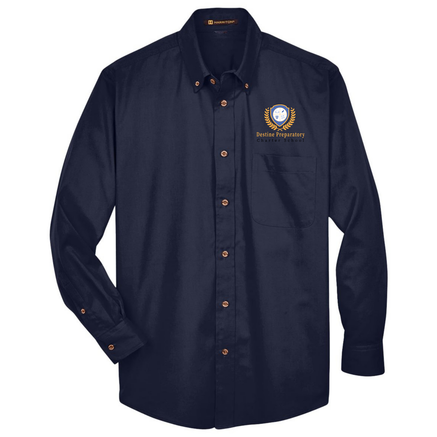 Harriton Men's Easy Blend™ Twill Shirt