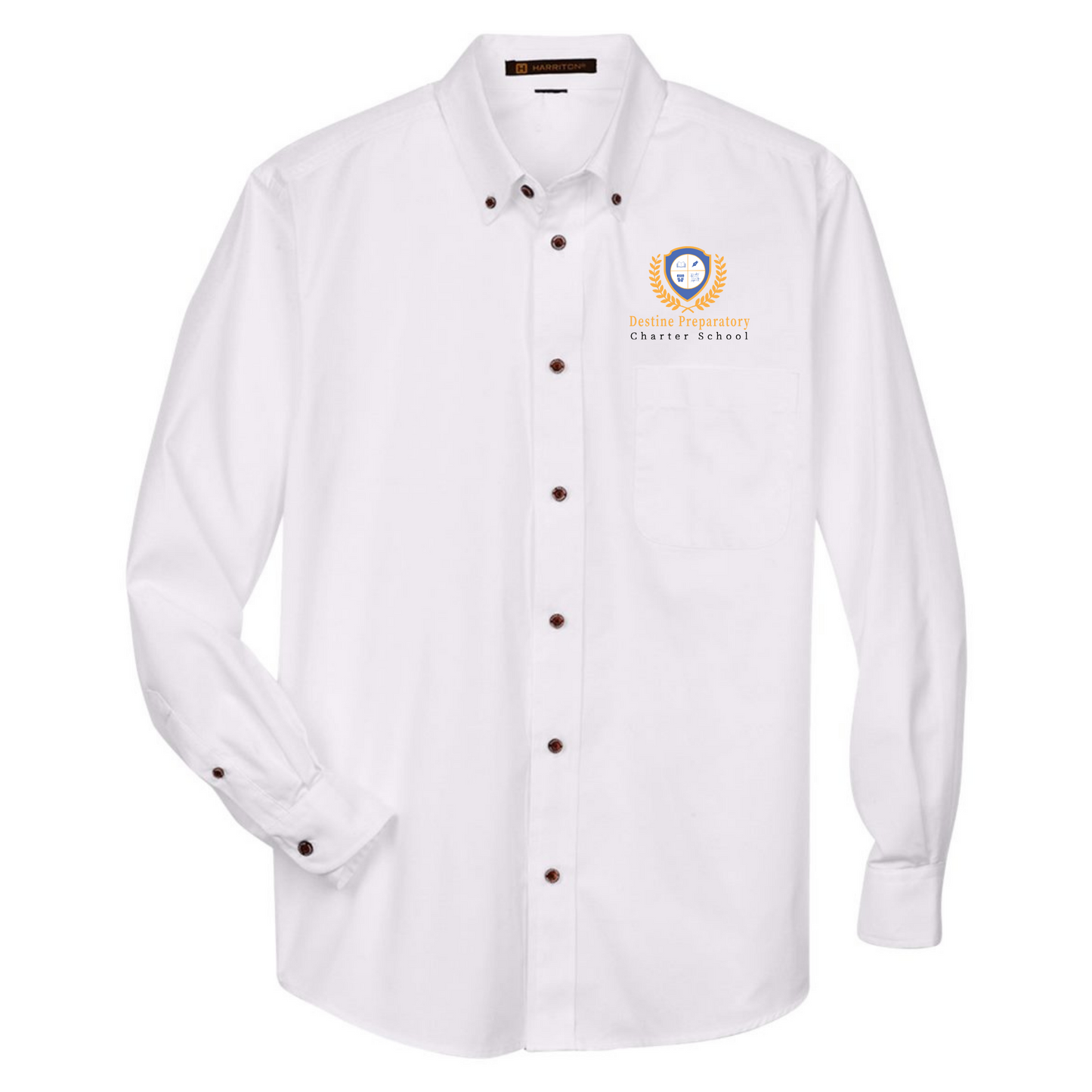 Harriton Men's Easy Blend™ Twill Shirt