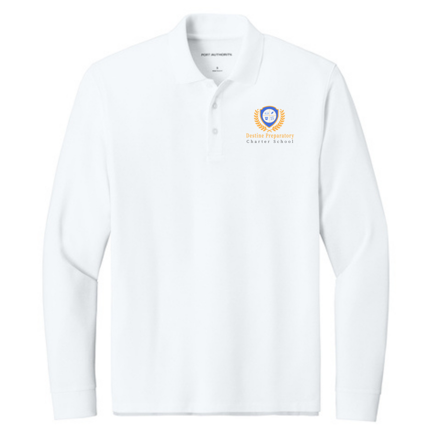 Port Authority Men's Signature Pique Long Sleeve Polo