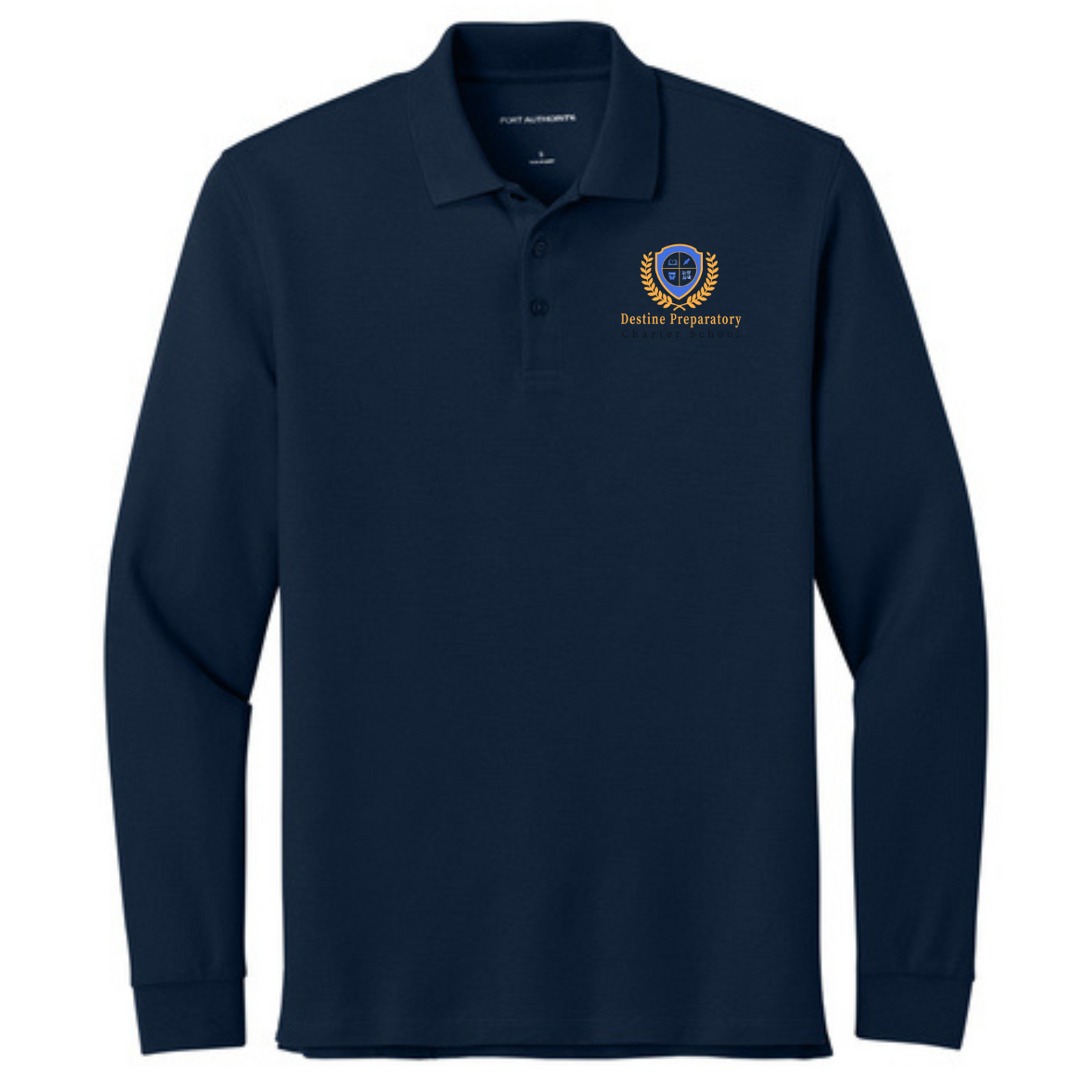 Port Authority Men's Signature Pique Long Sleeve Polo