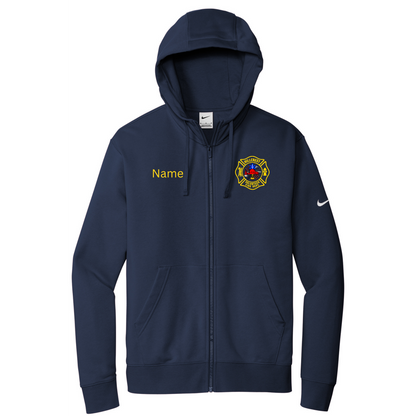 Nike Club Fleece Full Zip Hoodie with Name