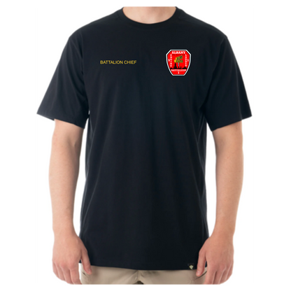 Men's Tactix Cotton Short Sleeve T-Shirt-Battalion Chief South End City Scape