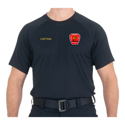 Men's Performance Short Sleeve T-shirt-Captain South End City Scape