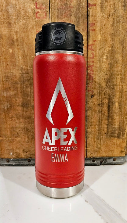 20oz Powder Coated Water Bottle