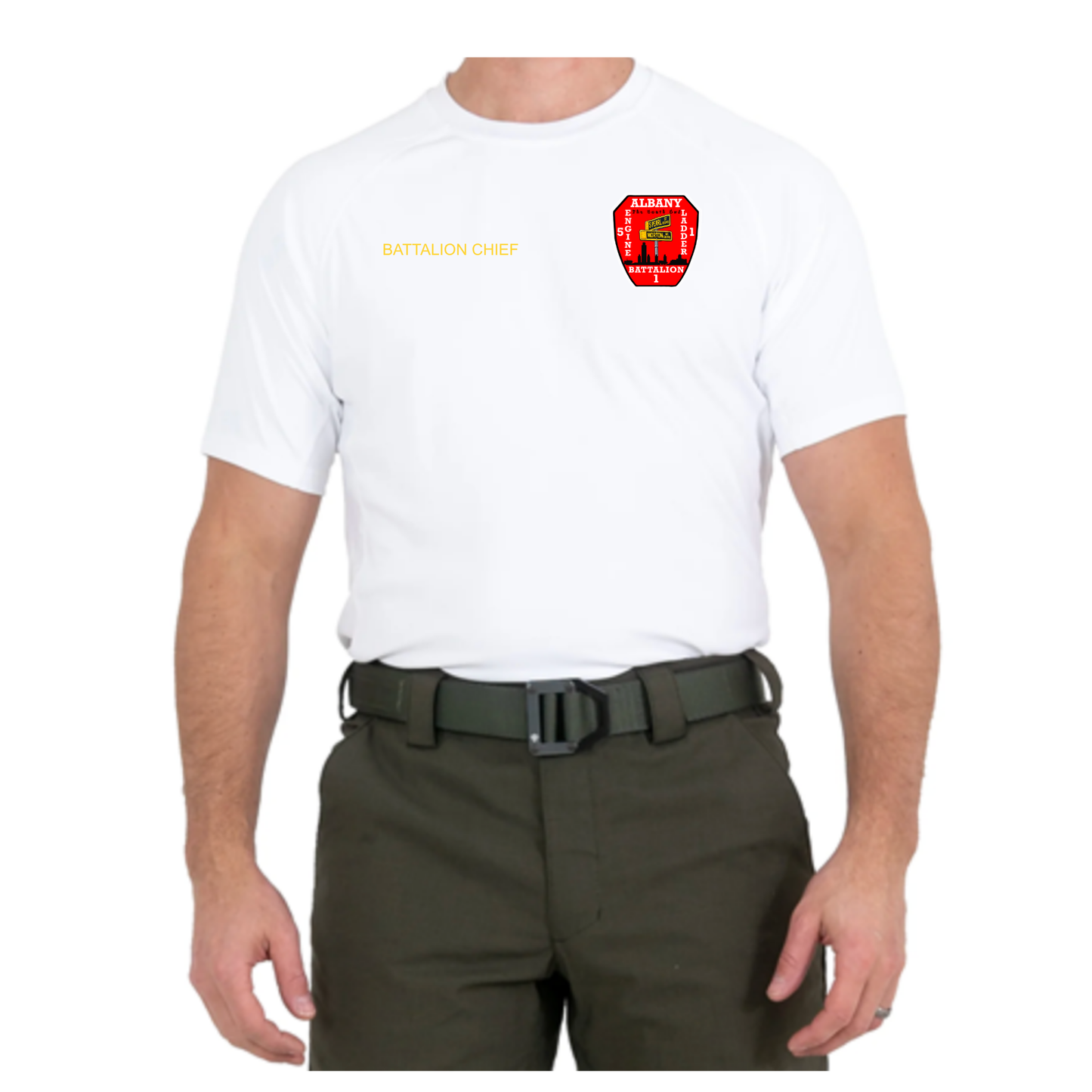 Men's Performance Short Sleeve T-Shirt-Battalion Chief