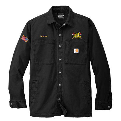 Carhartt Rugged Flex Fleece lined Shirt Jac