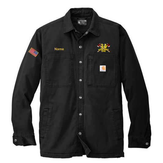 Carhartt Rugged Flex Fleece lined Shirt Jac