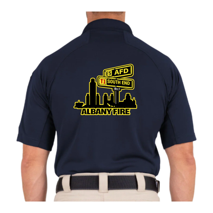 First Tactical Performance Short Sleeve Polo-South End City Scape Captain