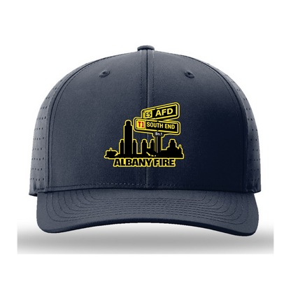 Richardson Laser Perf R-Flex Snapback-Yellow/Gold South End City Scape