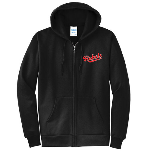 Rebels front Full Zip Hoodie