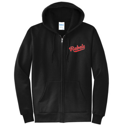 Rebels front Full Zip Hoodie