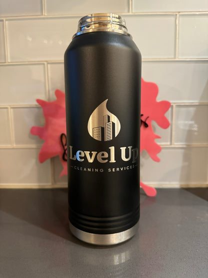 40oz Powder Coated Water Bottle