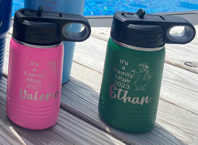 12oz Powder Coated Water Bottle