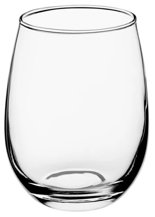 12oz Stemless Wine Glass