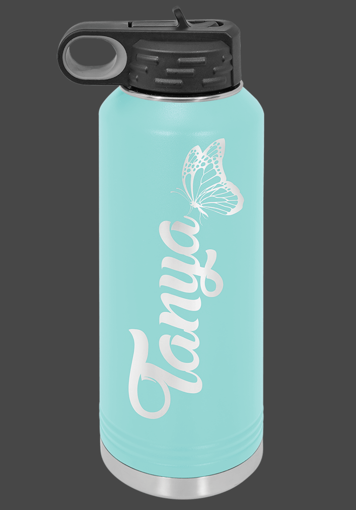 40oz Powder Coated Water Bottle