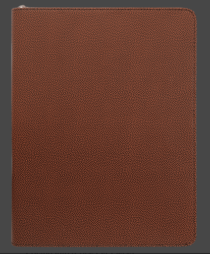 9 1/2in by 12in Zippered Leatherette Portfolio