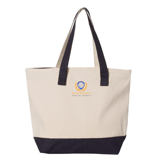 Q-Tees - 19L Zippered Tote without Name